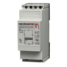 Zvonkový transformátor GT 3158, ~12V (1,0A), 2 DIN GROTHE 14058