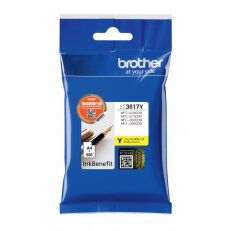 BROTHER LC-3617Y (inkoust yellow, 550 str. @ 5% draft)