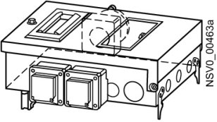 BD2-AK2M2/2SD163CEE165A163 Odbočná skříň SIEMENS BVP:203150