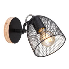 Nástěnné svítidlo JOSINA hnědá 1xE27, max. 60W 230V GLOBO 54034-1