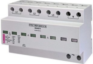Kompaktní svodič přepětí se signalizací ETITEC T WENT 320/25 3+1 RC 4p síť TT