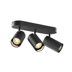 ASTO TUBE, stropní přisazené svítidlo, válcové, max. 3x 10 W, černé SLV 1006427