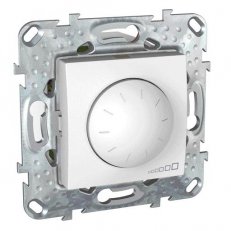 Unica Stmívač otočný 40-1000W vč.montážního rámečku Polar SCHNEIDER MGU5.512.18