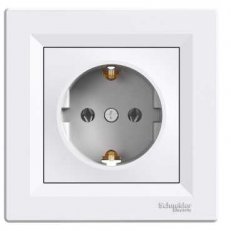 ASFORA Zásuvka SCHUKO 250V 16A, bílá SCHNEIDER EPH2900121