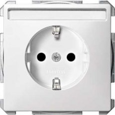 Schneider MTN2302-4019 Zásuvka 250V/16A s bočními zemnícími kontakty