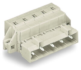 Konektor s pájecími piny CAGE CLAMP 2,5mm2 šedá 8pól. 723-608/019-000/035-000