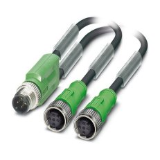 SAC-3P-M12Y/2X2-PUR/M12FSB NLY