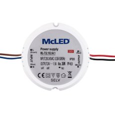 Napájecí zdroj 36W, DC24V/1,5A, IP20, do elektroinstalační krabice