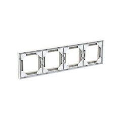 Čtyřrámeček ABB LEVIT (3901H-A05040 18) macchiato/bílá BLISTR 2CHH015040A6018