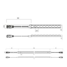 XFLEX WALLWASHER LED STRIP 20W/m reel=5m