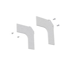 PRF174 SET (2pcs) END CAPS w/o HOLES