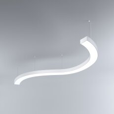 LED Svítidlo MI-SNAKE-04, 91W, 3000K, bez trafa, 24VDC, IP20, bílá, 3000K