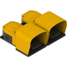 Dvojitý nožní spínač PG 13,5, plast, 2NO+2NC/2NO+2NC PIZZATO PC2-36