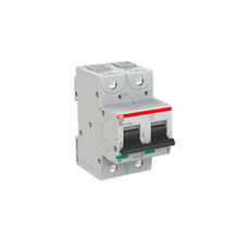 S802S-B20 jistič 2p char. B 20A s klecovou svorkou Icu 50kA ABB 2CCS862001R0205