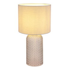 Stolní lampa SOFIA stříbro 1x60W E27  GLOBO 21735G