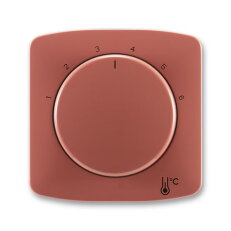 Kryt termostatu s otočným ovládáním, vřesová červená ABB 3292A-A00300 R2