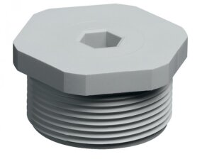 Záslepka EVSGS M25X1,5 PA LGY IP56 WISKA 10062397