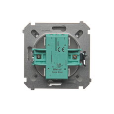 Přepínač střídavý, řazení 6, 16AX, 250V~, stříbrná matná metalizované