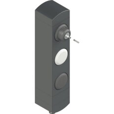 Ovládací jednotka BN 3 prvky (konfigurace A76) Konektor M12,12 pólů, IP65