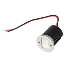 LED světlo do zábradlí, d33x37 mm, 1,5 W, 3000 K, 24 VDC, IP67, 90° symetrické