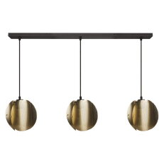 DECOR FOLDED GLOBE PEND LN 3XE27 GD OSRA