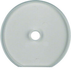 Deska krycí skleněná (zakončovací díl), Serie Glas, čirá HAGER WTD7671GT