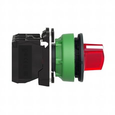Ovl. Otočný prosvětlený, Ru 2 pozice pevné, 120V AC/DC SCHNEIDER XB5FK124G5