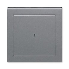 Kryt spínače kartového 3559H-A00700 69 ocelová/kouř. černá Levit ABB