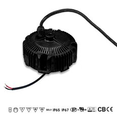 Napěťový proudový zdroj pro LED 160W 48V 2,6A MEAN WELL HBG-160-48