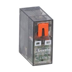 Lovato HR502CA230 Miniaturní relé 2 zap/vyp 8A 230VAC+LED