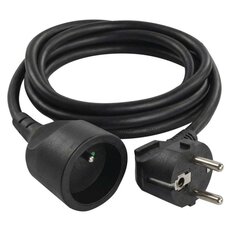 Prodlužovací kabel 1,5 m, 1 zásuvka, černý, PVC, 1 mm2 EMOS PC0111