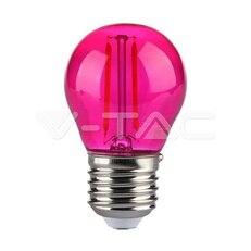 LED Bulb 2W Filament E27 G45 Pink VT-2132, V-TAC SKU217410