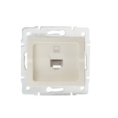 Datová zásuvka LOGI RJ45Cat 5e Jack 25167 Kanlux krémová