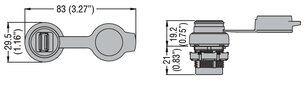 Lovato LPCD06 COM. INTERFACE RJ45 22MM CAT 6