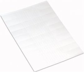 Kartonové cedule pro laserové tiskárny 9,5x25mm bílá WAGO 209-113