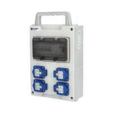 Zásuvková skříň EB 400000.1 /8M EasyBOX IP44 jištěná s chráničem 40/4/003 eb366