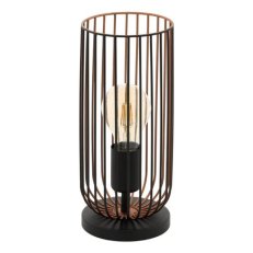 Stolní svítidlo ROCCAMENA 1xE27 černá/měď 60W IP20 EGLO 49646