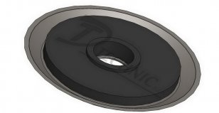 Podložka D6 Podložka plechová s gumou k PV 01 h DT TECHNIC 101443