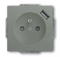 2CKA002017A0892 Zásuvka 1násobná s ochr.