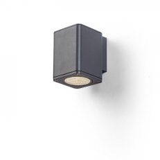 MIZZI SQ I nástěnná antracitová 230V LED 12W 44° IP54 3000K RENDL R11964