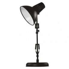 Stolní lampa DUSTIN na žárovku E27, černá EMOS Z7612B