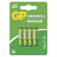 Zinková baterie GP Greencell AAA (R03) B1211