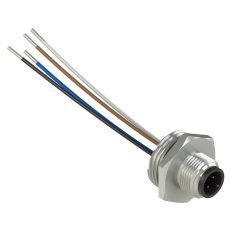 konektor, 4 póly, kov, M20x1,5/M12, vodiče 85 mm, nemontovaný PIZZATO VFCNM4MM