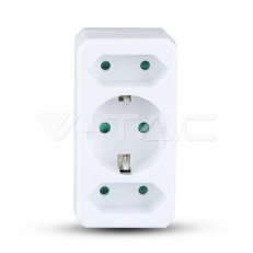 2 Ways Adapter With 2 Euro Socket 10A ,