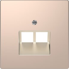 Centrální deska Merten D-Life pro dat.zás. Brushed Gold SCHNEIDER MTN4522-6051