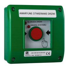 OA1-W01-B-30-230VAC ruční hav.tlačítko SPAMEL B12320