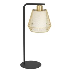Stolní svítidlo CIUDADELA E27 černá/kartáčovaná mosaz 1X40W EGLO 900898