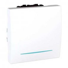 Unica Spínač s orientační kontrolkou řazení 1So,16A Polar SCHNEIDER MGU3.261.18N