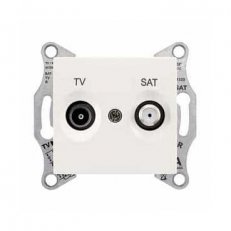 Sedna Zásuvka TV/SAT koncová 1dB, Cream SCHNEIDER SDN3401623