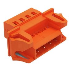 Konektor s pájecími piny CAGE CLAMP 2,5mm2 oranžová 4pól. WAGO 231-634/114-000
